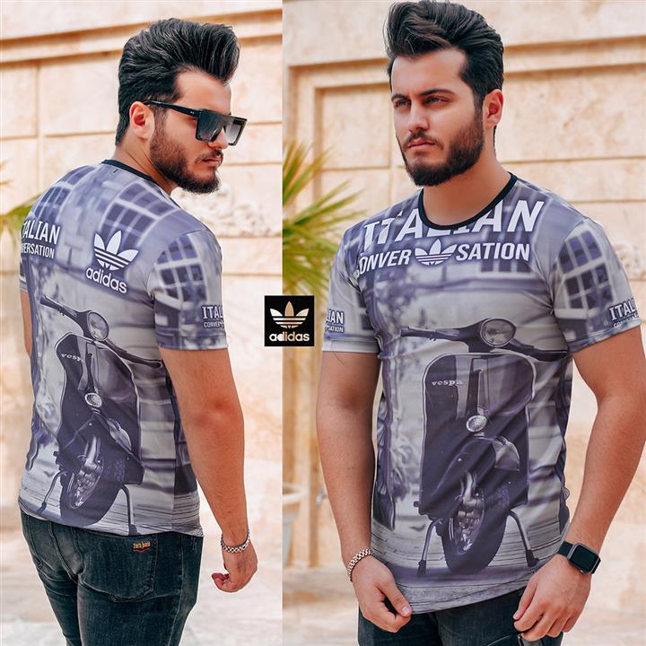 تیشرت مردانه Adidas مدل Cycle (خاکستری)